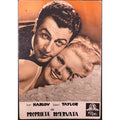 Colorful 1937 Italian Oversized Jean Harlow Postcard from Personal Property MGM