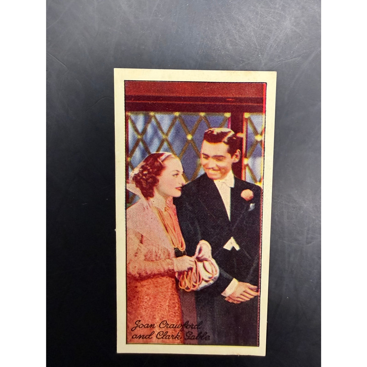 RARE 1935 Carreras Clark Gable, Joan Crawford Tobacco Card Forsaking All Others, Sadie Thompson, Gone with the Wind, Misfits, Hollywood