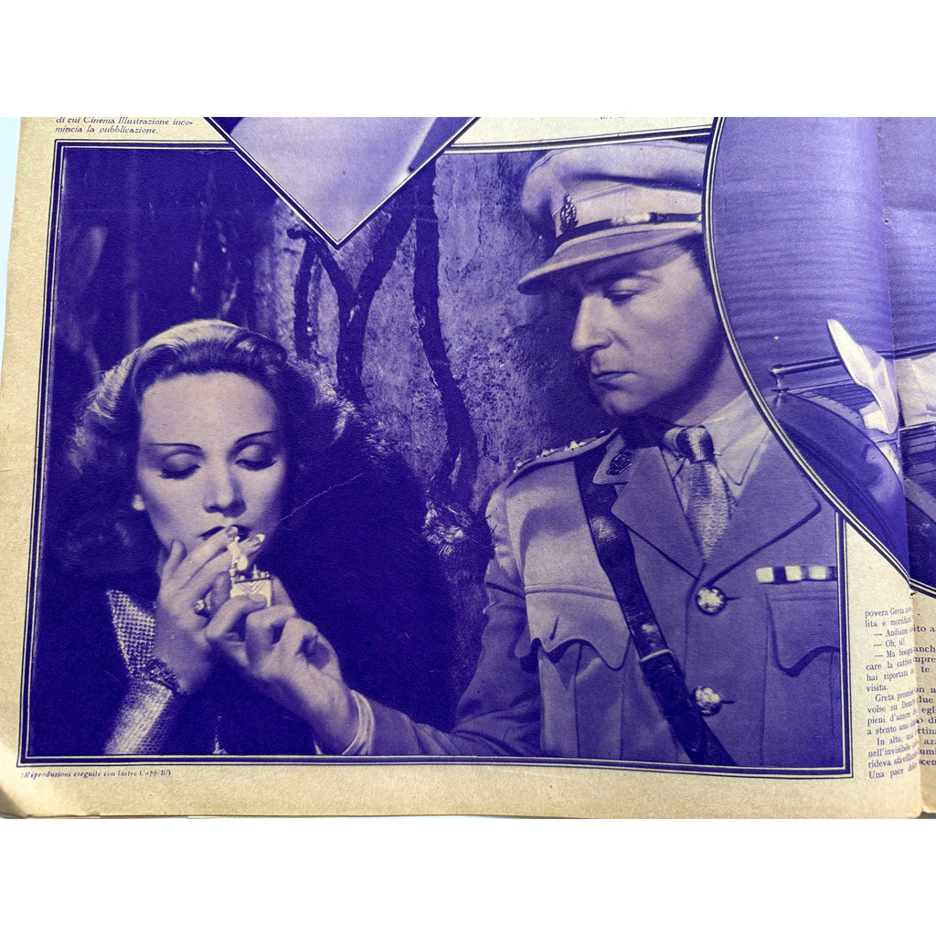 RARE Italian 1932 Jean Harlow Magazine Hollywood, Red Dust, Saratoga, Riff Raff