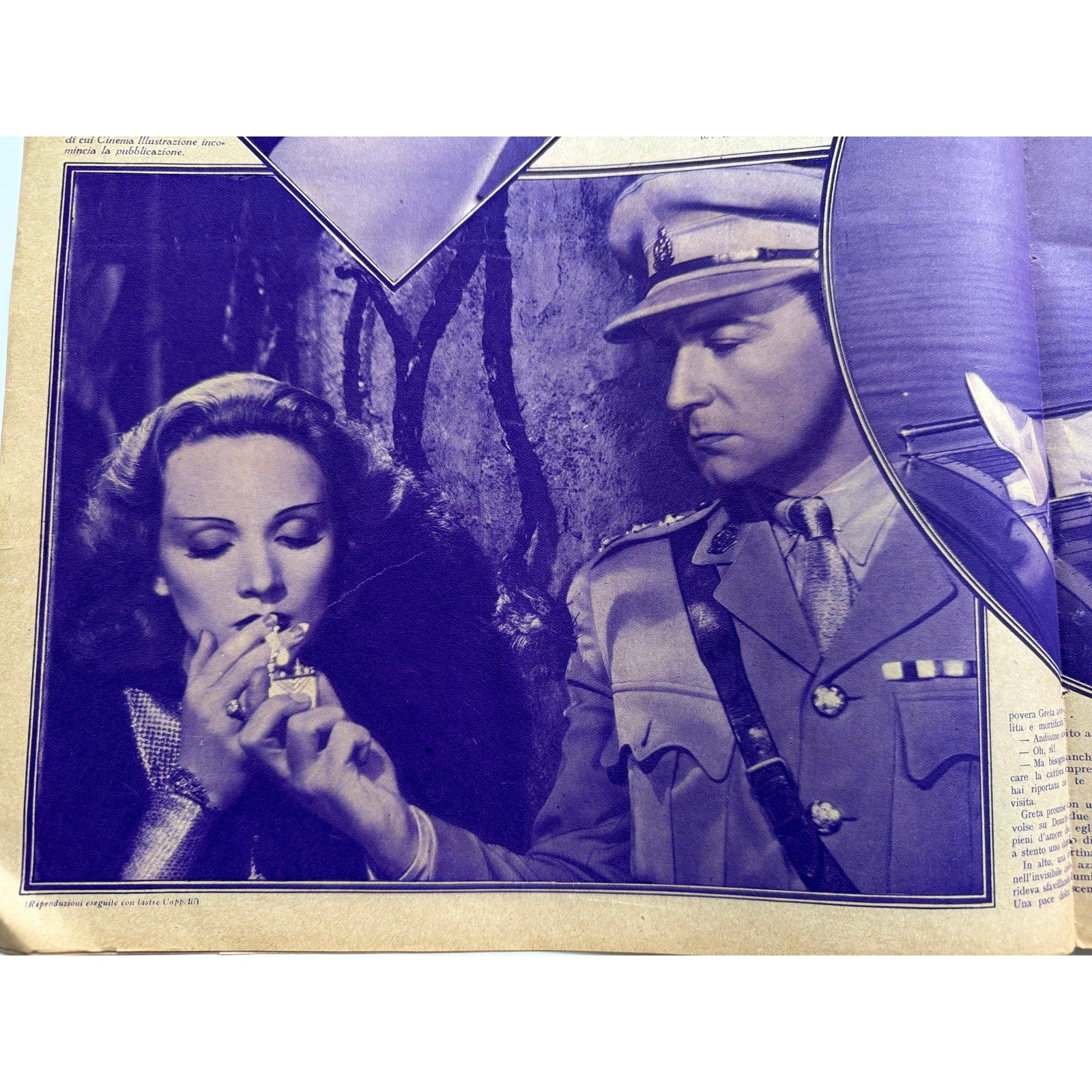 RARE Italian 1932 Jean Harlow Magazine Hollywood, Red Dust, Saratoga, Riff Raff