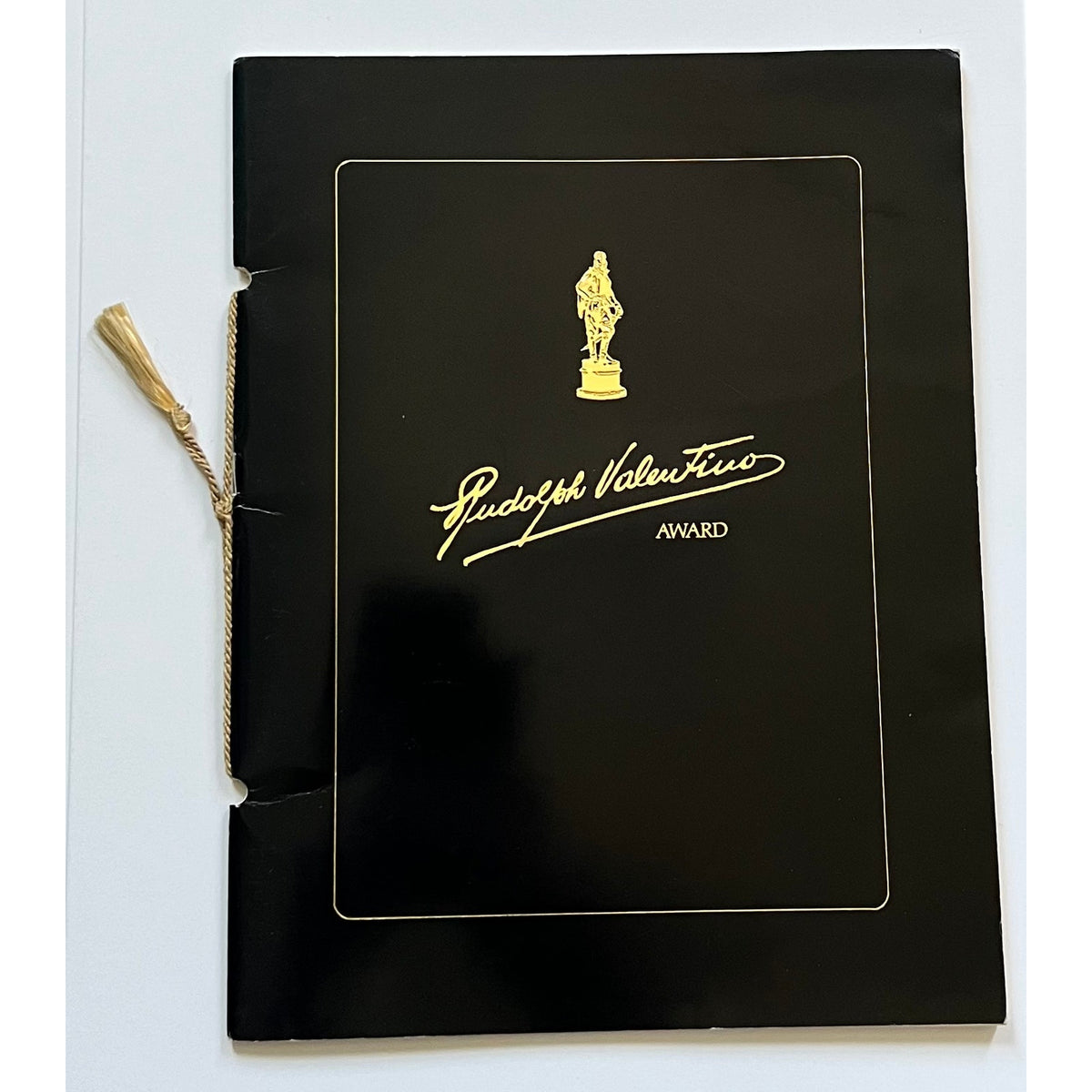 Rare 1990 Rudolph Valentino Award Program Hollywood, Sheik, Blood and Sand, Four Horseman of the Apocalypse, The Eagle, Cobra