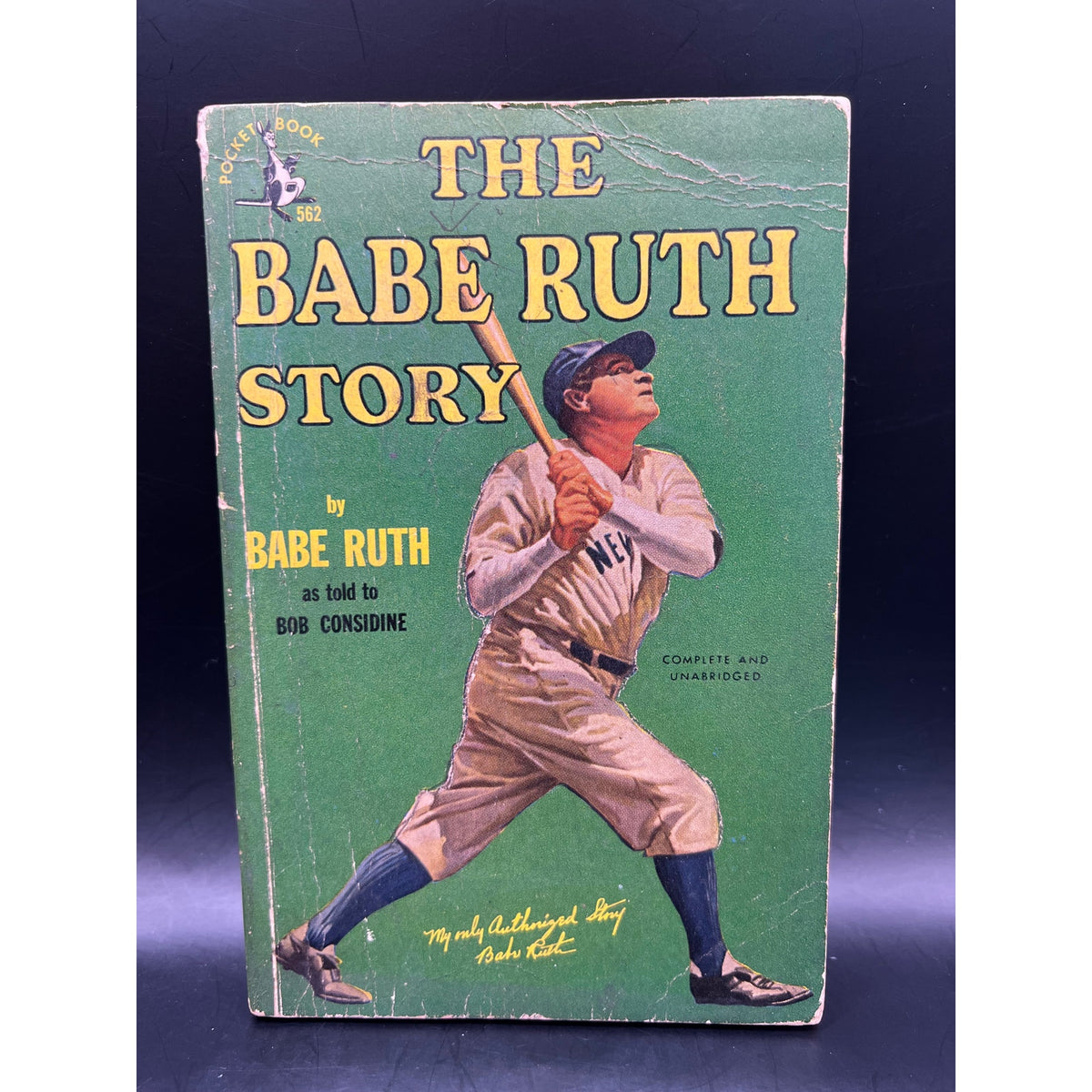 1948 The Babe Ruth Story 1st Printing Bambino, Sultan of Swat, New York Yankees, Brooklyn Dodgers, Boston Braves, Boston Red Sox, MLB HOF