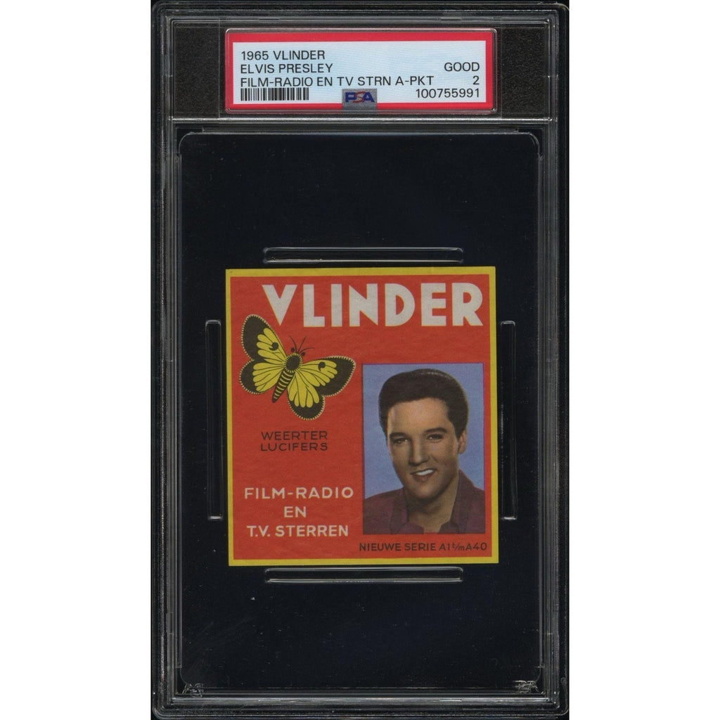 Rare 1965 Vlinder Elvis Presley PSA 2 TCB Pop 1 Highest Grade! The King, Graceland, Jailhouse Rock, King Creole, Hound Dog, Rockabilly, TCB
