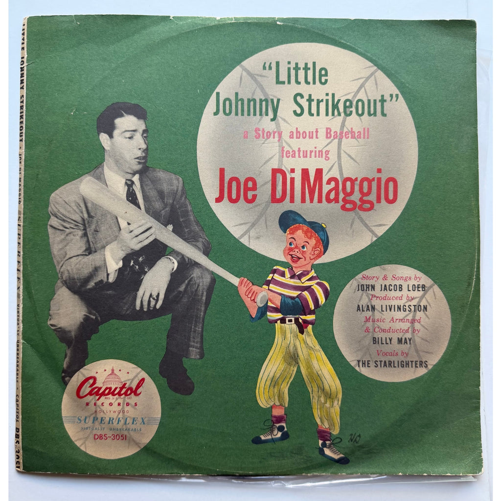 Scarce 1949 Joe DiMaggio Little Johnny Strikeout Record New York Yankees, Yanks, Yankee Clipper, Joltin Joe, HOF, MVP, Capitol Records 78