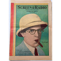 VERY RARE 1934 Harold Lloyd Newspaper Magazine, Safety Last, Freshman, Speedy, Silent Movie, Hollywood, Why Worry, Girl Shy