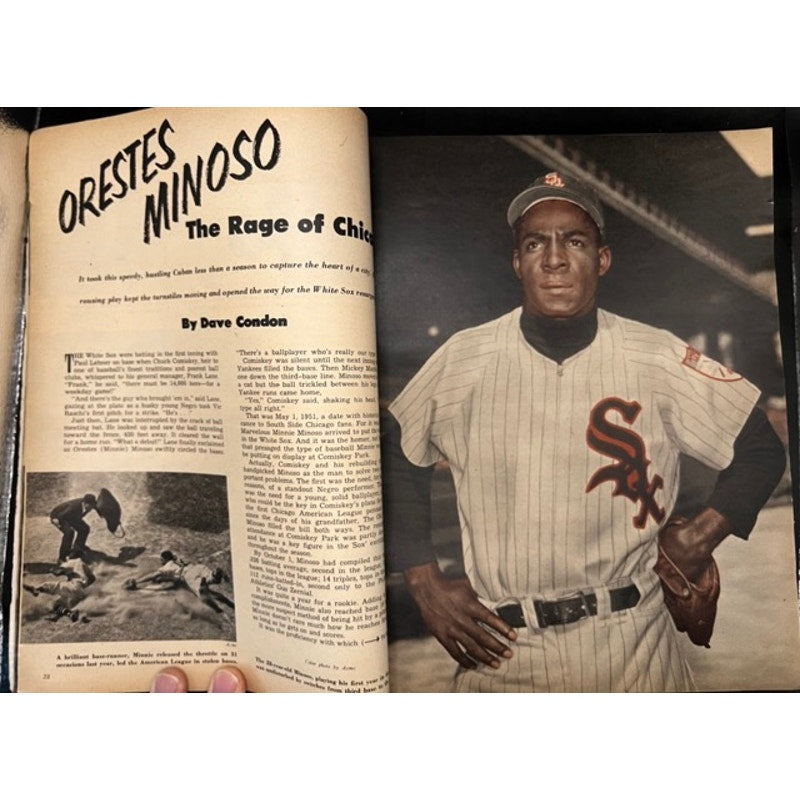 1952 Sport Sugar Ray Robinson Magazine Boxing Stan Musial, Ted Williams, Larry Doby, Minni Minoso, Baseball, Champ, MLB
