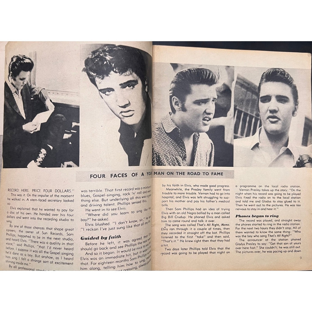 RARE UK 1960 The Three Loves Of Elvis Presley Magazine/Paperback The King Army Graceland Jailhouse Rock