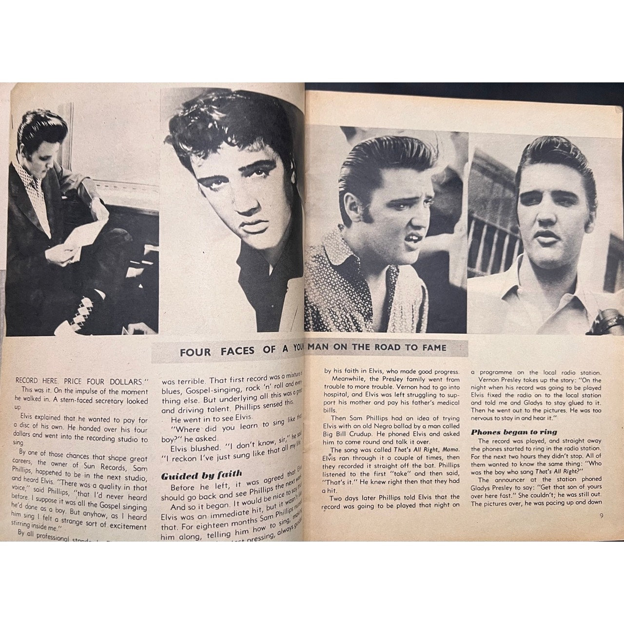 RARE UK 1960 The Three Loves Of Elvis Presley Magazine/Paperback The King Army Graceland Jailhouse Rock