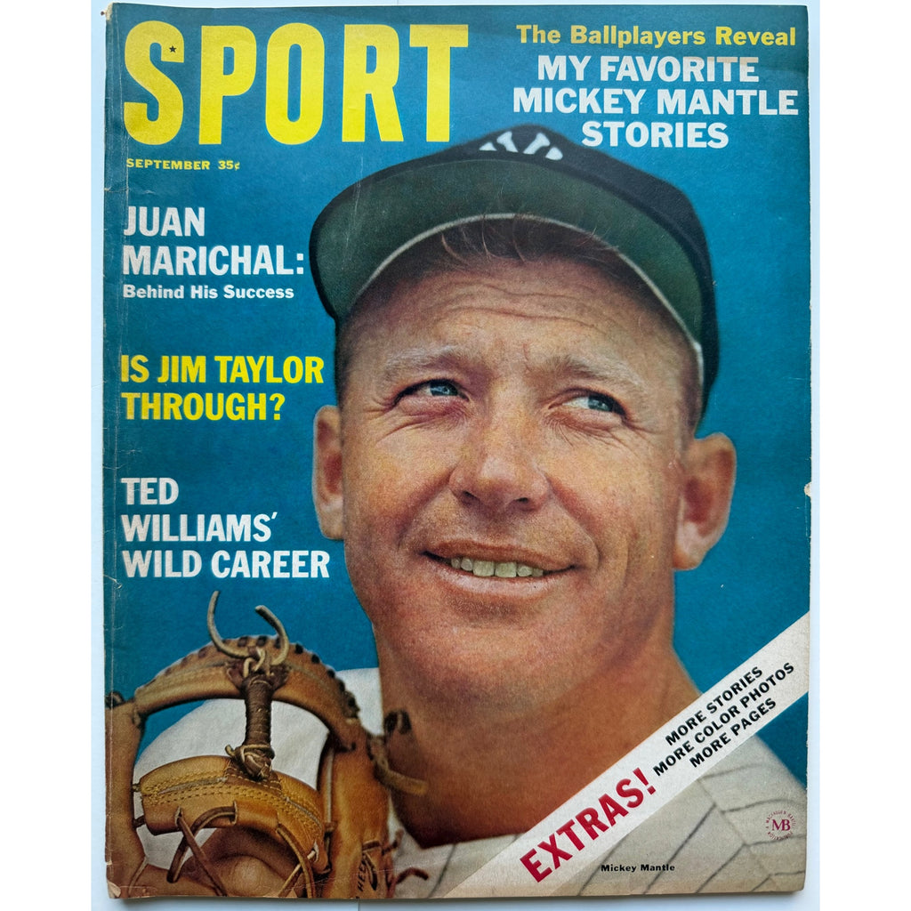 1964 Sport Mickey Mantle Magazine New York Yankees, HOF, Baseball, The Mick, The Yanks