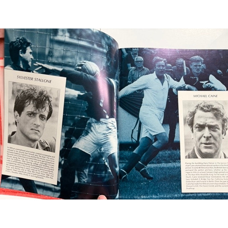 1981 Victory Movie Program Pele, Stallone, Michael Caine Soccer Brazil Football, World Cup, FIFA