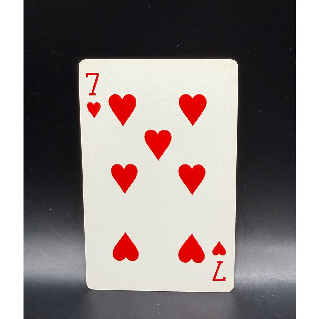 1953 Brown & Bigelow Babe Ruth Playing Card 7 Hearts, Sultan of Swat, New York Yankees, Bambino, Murders Row, Yanks, Baseball HOF X