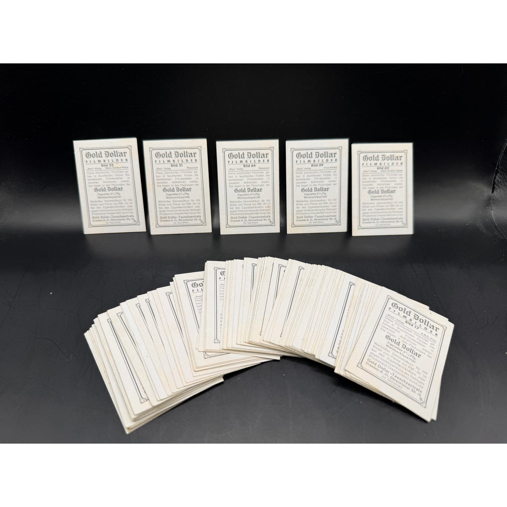 RARE 1935 Gold Dollar Filmbilder Partial Set Ramon Navarro, Norma Shearer, George Raft, Claudette Colbert, Pola Negri, Dolores Del Rio