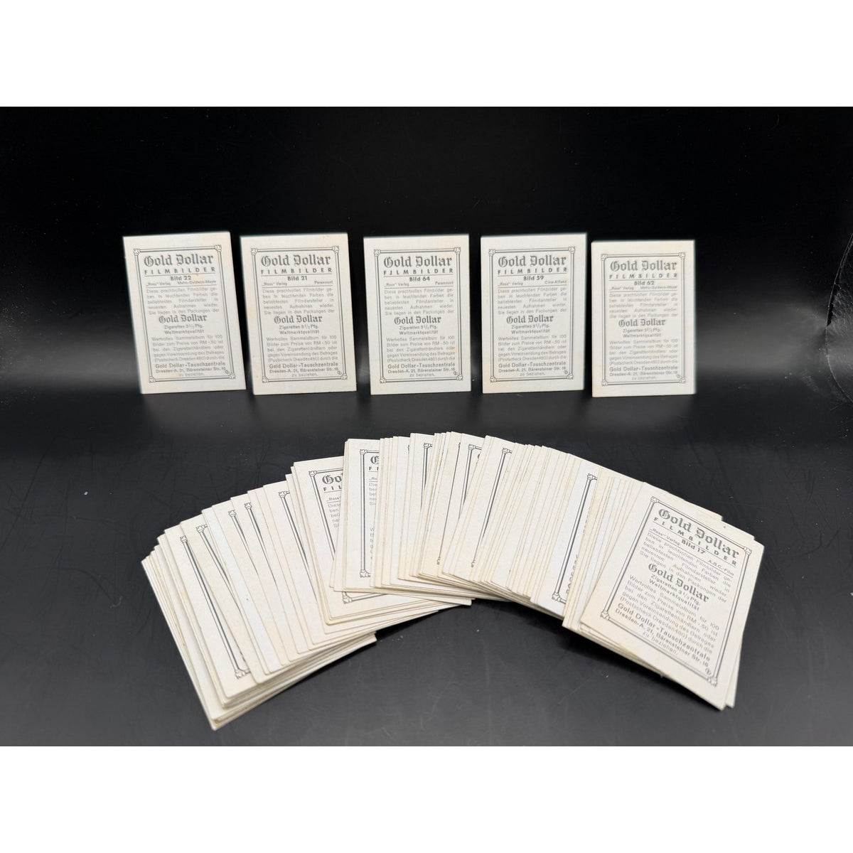 RARE 1935 Gold Dollar Filmbilder Partial Set Ramon Navarro, Norma Shearer, George Raft, Claudette Colbert, Pola Negri, Dolores Del Rio