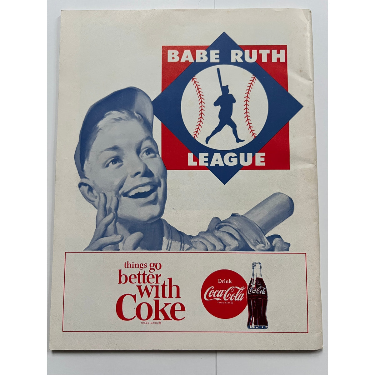1966 Babe Ruth League World Series Magazine Bambino Sultan of Swat Program, Yankees, Dodgers, Red Sox, Braves