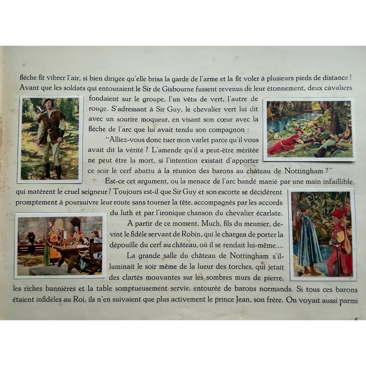 RARE Complete 1939 Chobisco Adventures of Robin Hood Errol Flynn, 100 Cards, Les Aventures de Robin des Bois, Warner Brothers