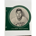 RARE Sharp 1950 All Star Pin-Ups Gil Hodges Rookie Brooklyn Dodgers w/Border, Los Angeles Dodgers, 1950 Baseball Card