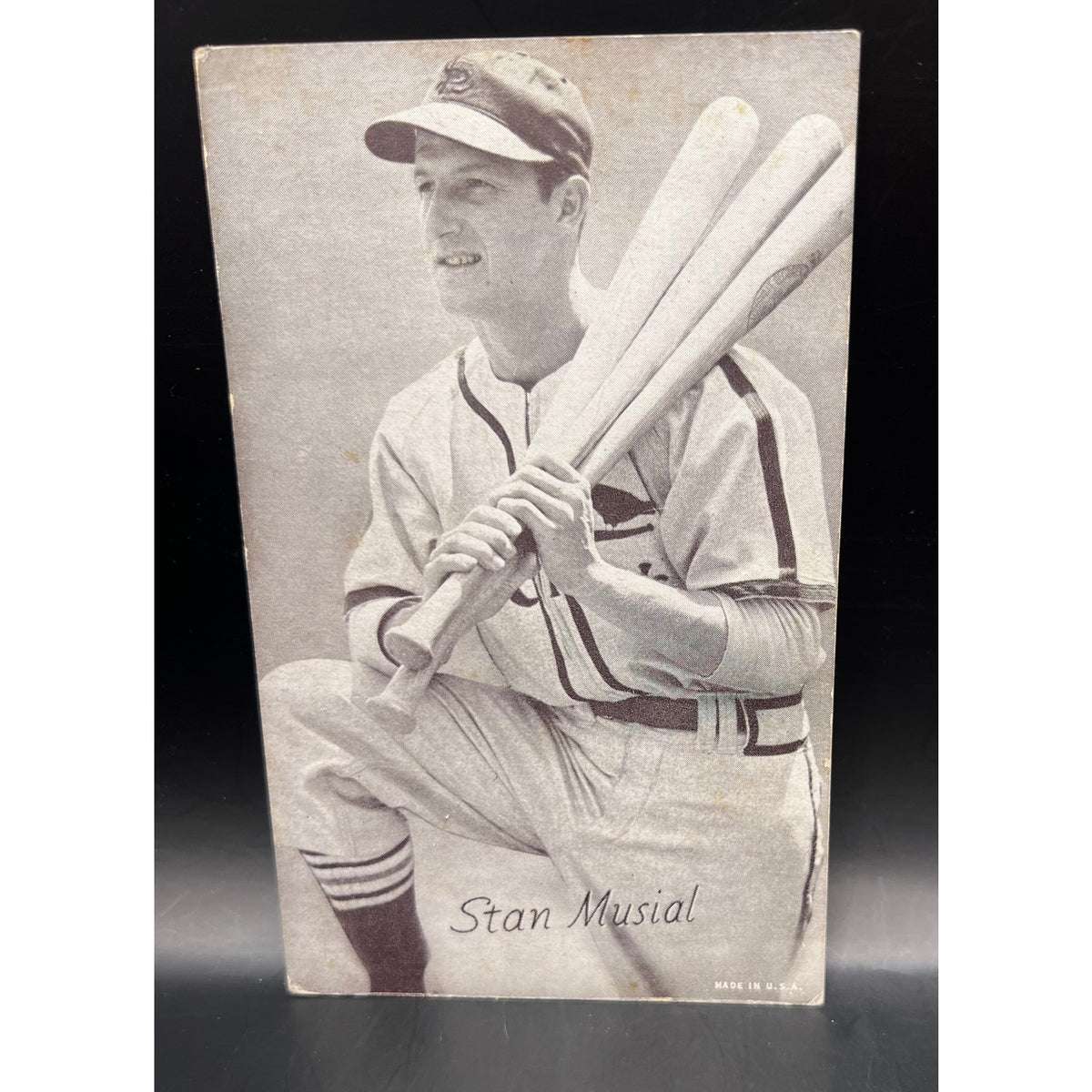 1947-66 Stan Musial Exhibits Card St. Louis Cardinals Stan the Man Baseball HOF, World Series Champ, MVP