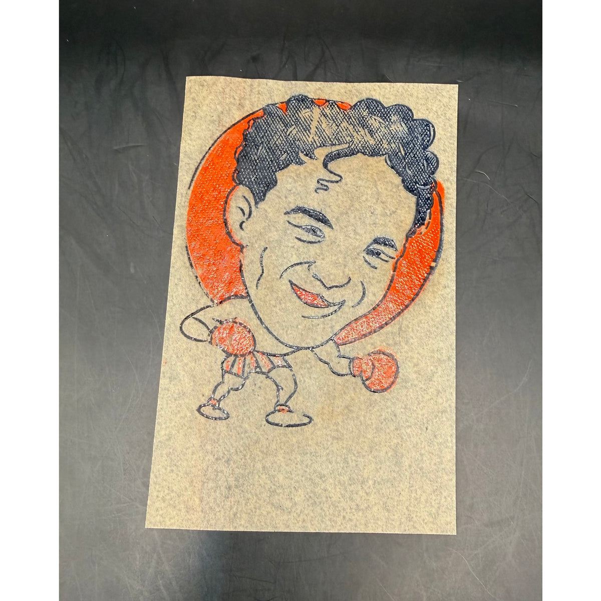 SUPER RARE 1934 Max Baer Transfer Comic Bubble Gum, Madcap Maxie, Boxing