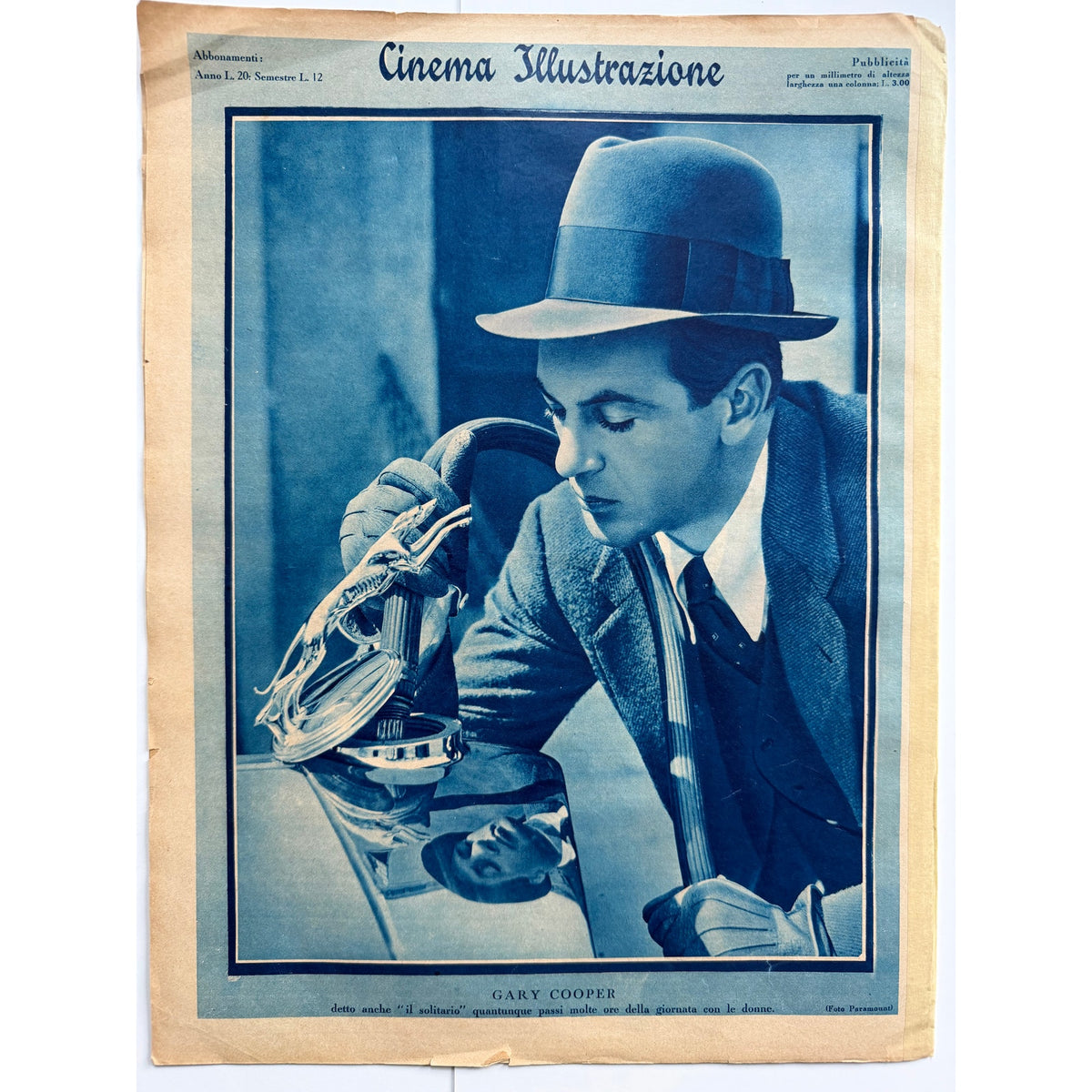 RARE 1933 Greta Garbo Magazine, Cinema Tempo, Ninotchka, Hollywood, Grand Hotel, Flesh and the Devil, Anna Christie, Queen Christina