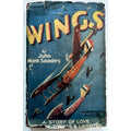 RARE London 1929 Wings Movie Tie In Book Clara Bow Gary Cooper w Dust Cover, It Girl, The Wild Party, WWI, Hollywood