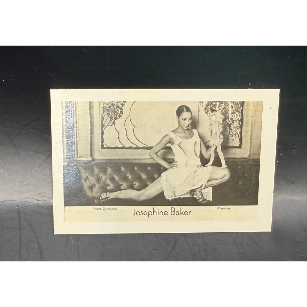 Gorgeous German 1933 Orami Josephine Baker Card 134 Black Venus, Folies Bergere, Black Pearl, Danse Sauvage, Siren of the Tropics