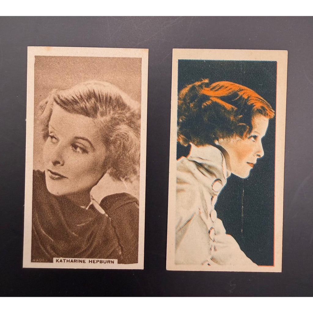 1934 Katherine Hepburn Tobacco Cards Godfrey Phillips UK Tobacco Little Women, On Golden Pond, The Philadelphia Story, Lion in the Winter
