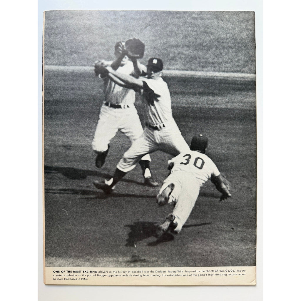 1973 Dodgers All Time Greats Sandy Koufax Jackie Robinson Magazine Baseball, Los Angeles Dodgers, Brooklyn Dodgers