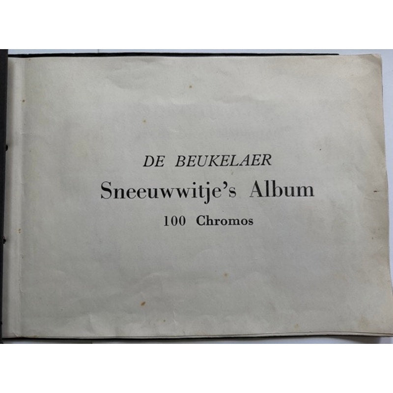 Complete 1938 Disney De Beukelaer Snow White & Seven Dwarfs Cards Walt Disney