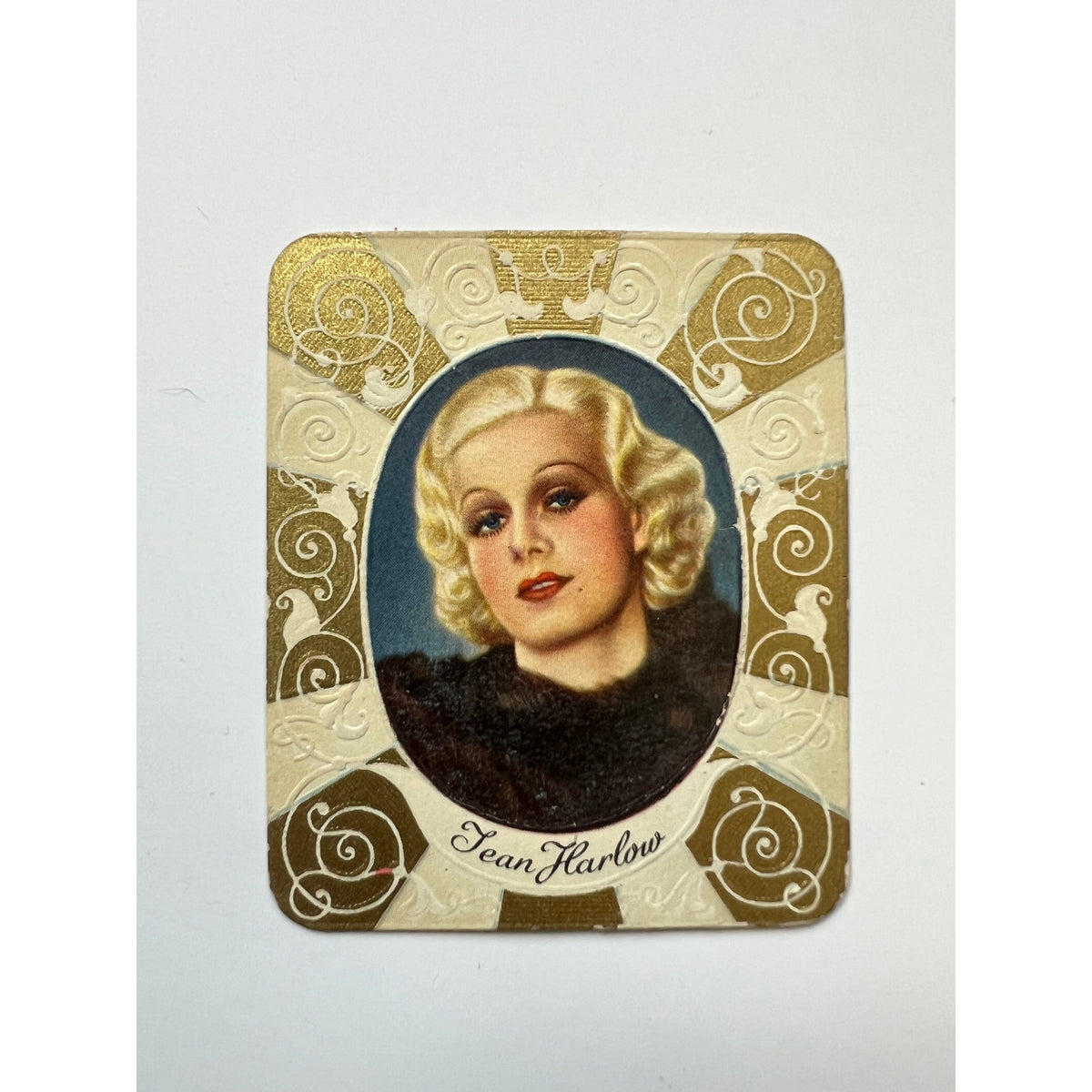 RARE 1934 Garbaty Jean Harlow Card 153 Platinum Blonde, Dinner at Eight  Public Enemy, Saratoga, Hold Your Man, Red Dust, Hollywood