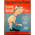 1948 Sporting News Dope Book Joe DiMaggio Babe Ruth New York Yankees MLB HOF Baseball Yankee Clipper Joltin Joe