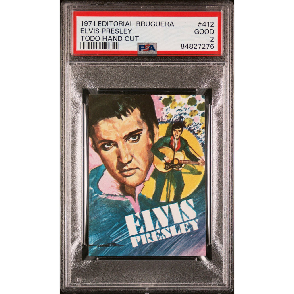 RARE 1971 Editorial Bruguera Elvis Presley PSA 2 TODO Hand Cut Undergraded, The King, Graceland, Rockabilly, Jailhouse Rock