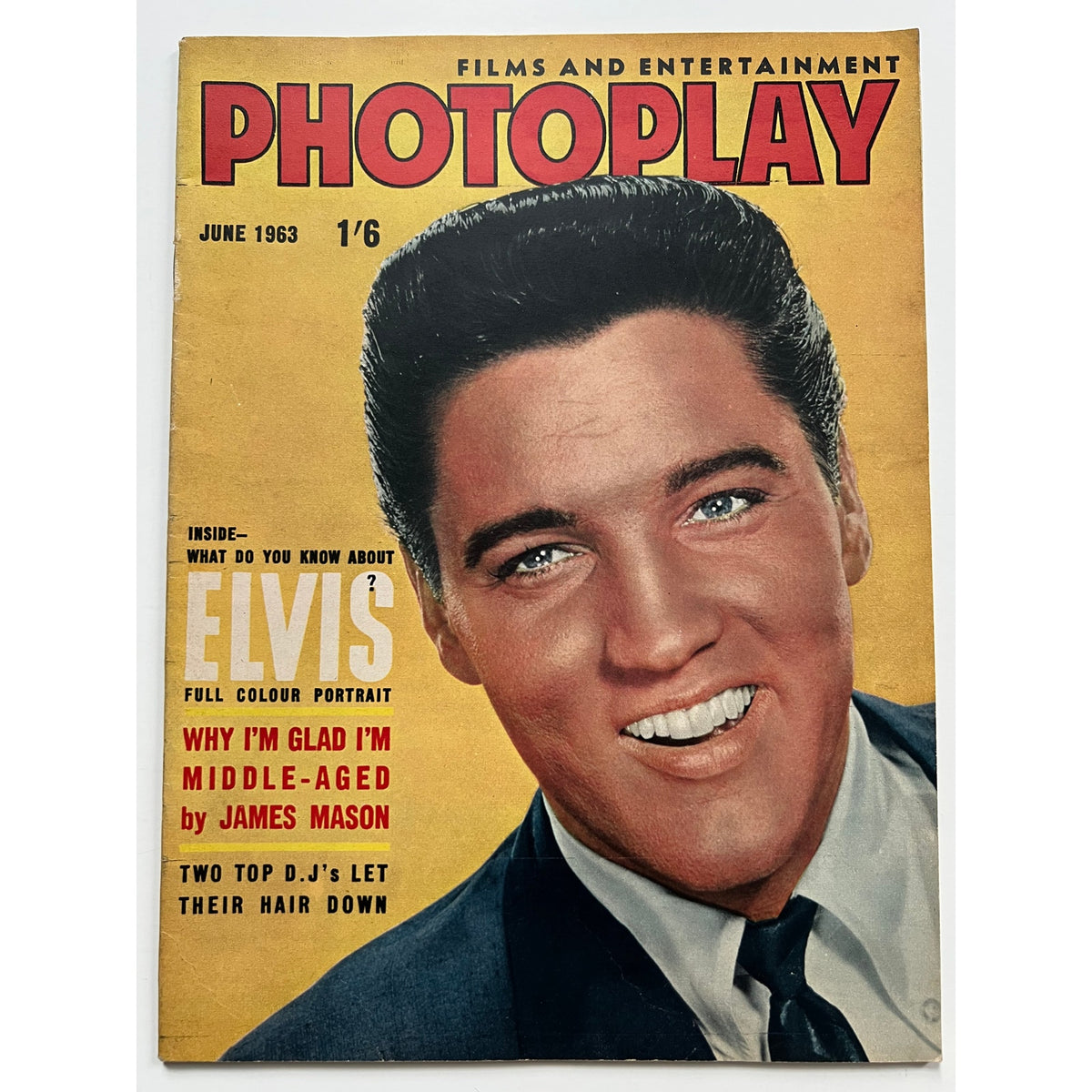 Sharp UK 1963 Elvis Presley Magazine Photoplay Graceland Hollywood Rockabilly, Jailhouse Rock, King Creole, Follow That Dream, The King