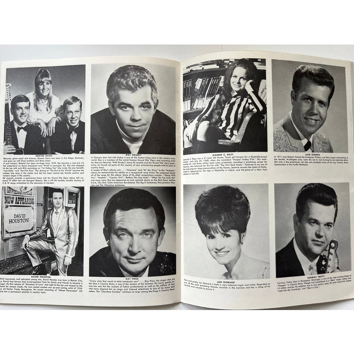 60s 70s Vintage Country Music Magazine Dolly Parton, Loretta Lynn, George Jones