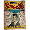 Rare, Original October 1956 Song Hits Magazine with Elvis Presley on the Cover, TCB, The King, Rock n Roll, Graceland, Hound Dog, Rockabilly