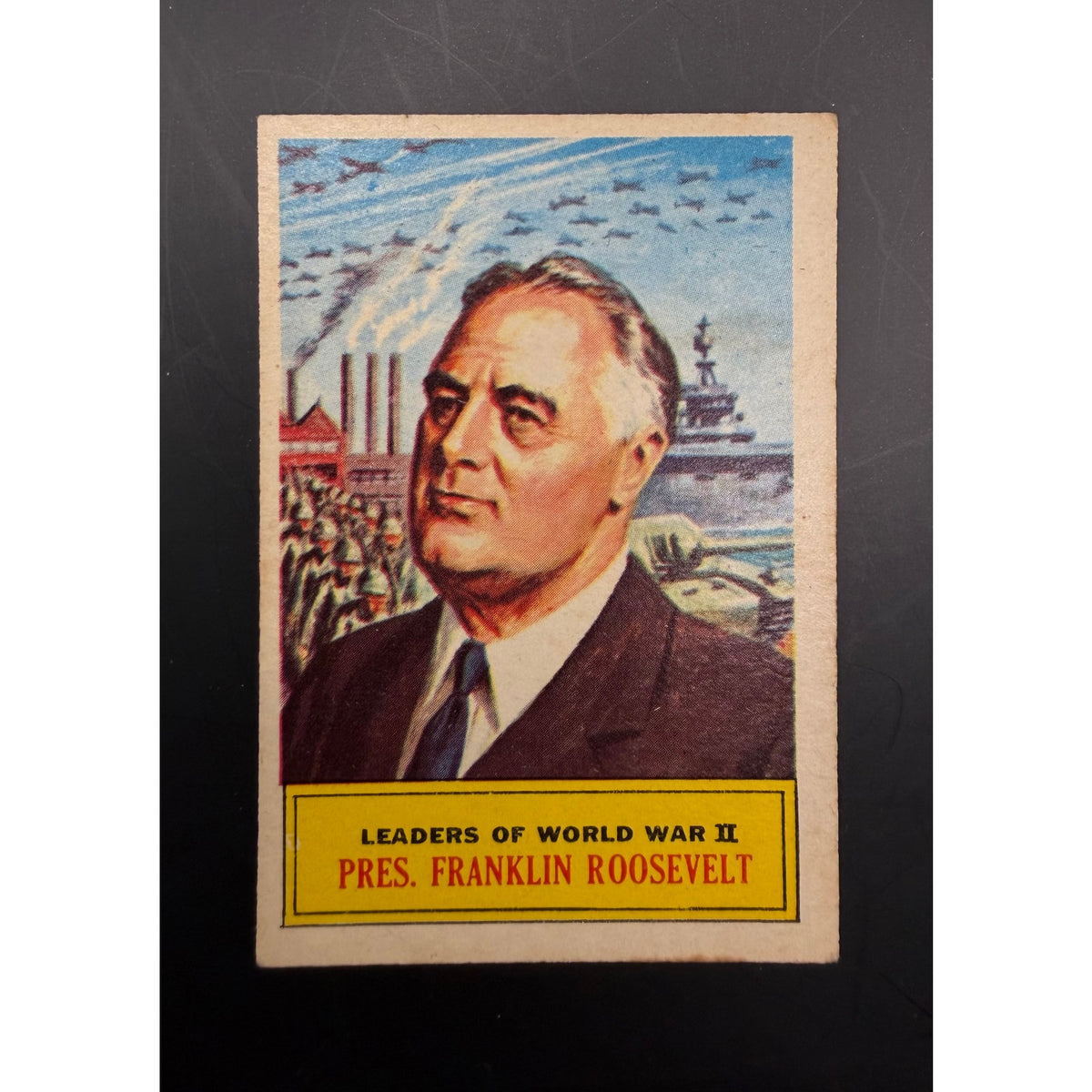 1965 Topps President Franklin D. Roosevelt Battle Cards 67 U.S. President, World War II President, POTUS, US Leader