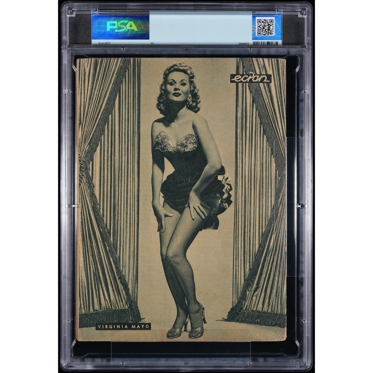 RARE 1955 Ecran Joe DiMaggio and Marilyn Monroe Magazine PSA 5 Highest Grade! New York Yankees, Baseball, Seven Year Itch, Some Like it Hot