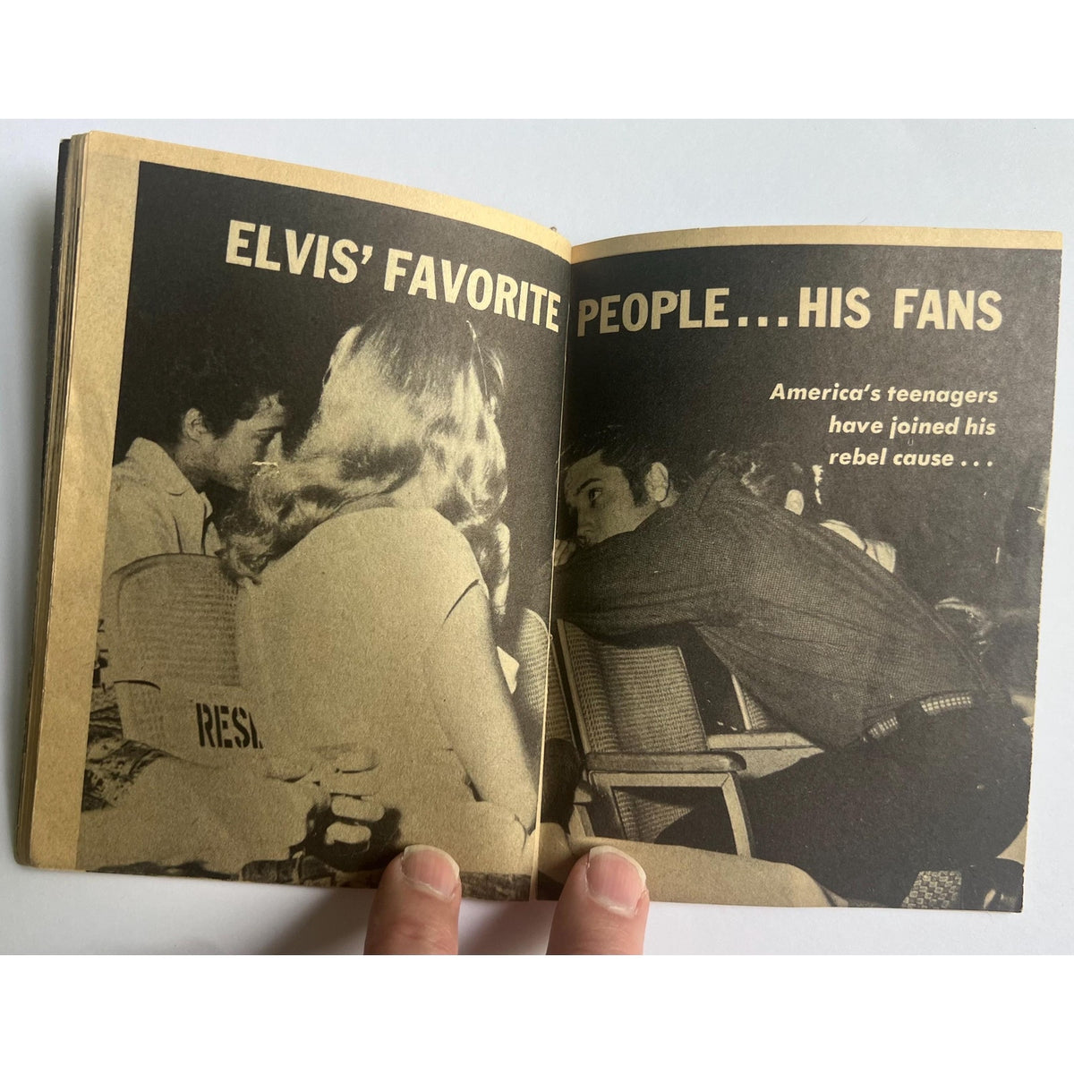 Original 1956 Movieland Elvis in Hollywood Magazine Elvis Presley, King of Rock n Roll, Graceland, Hound Dog, TCB, EP, Jailhouse Rock