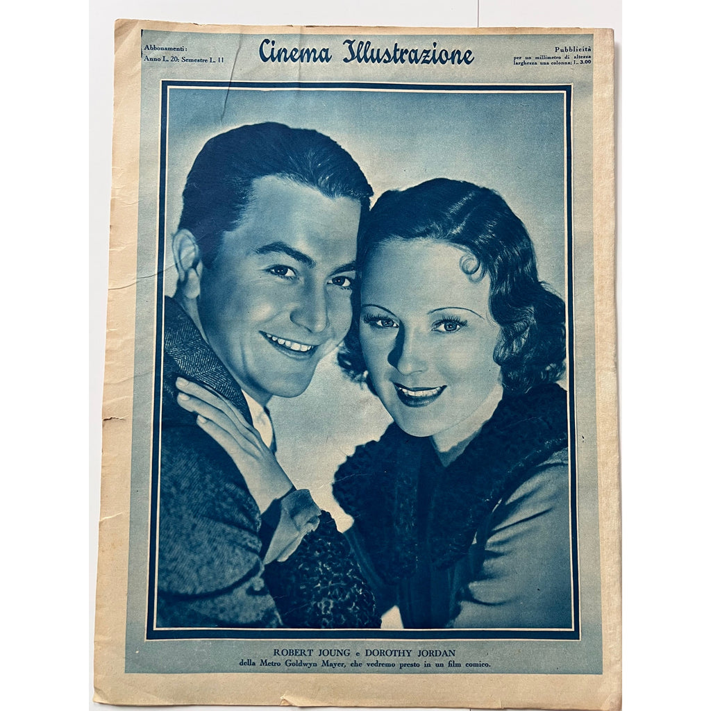 Gorgeous Italian 1933 Mae West Magazine Cinema My Little Chickadee Hollywood, Klondike Annie, Come Up and See Me Sometime