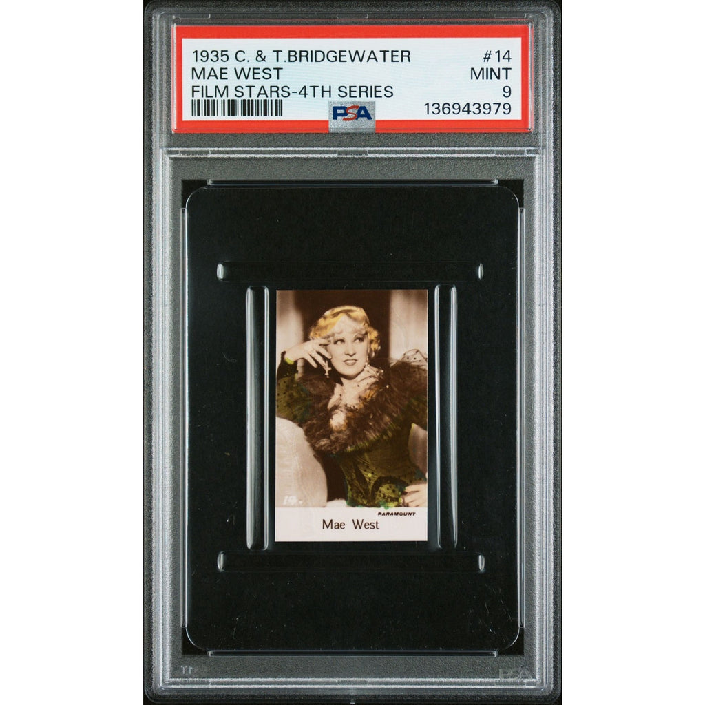 1935 C. and T. Bridgewater Mae West PSA 9 My Little Chickadee Hollywood Film Stars, Klondike Annie, Come up and see me sometime