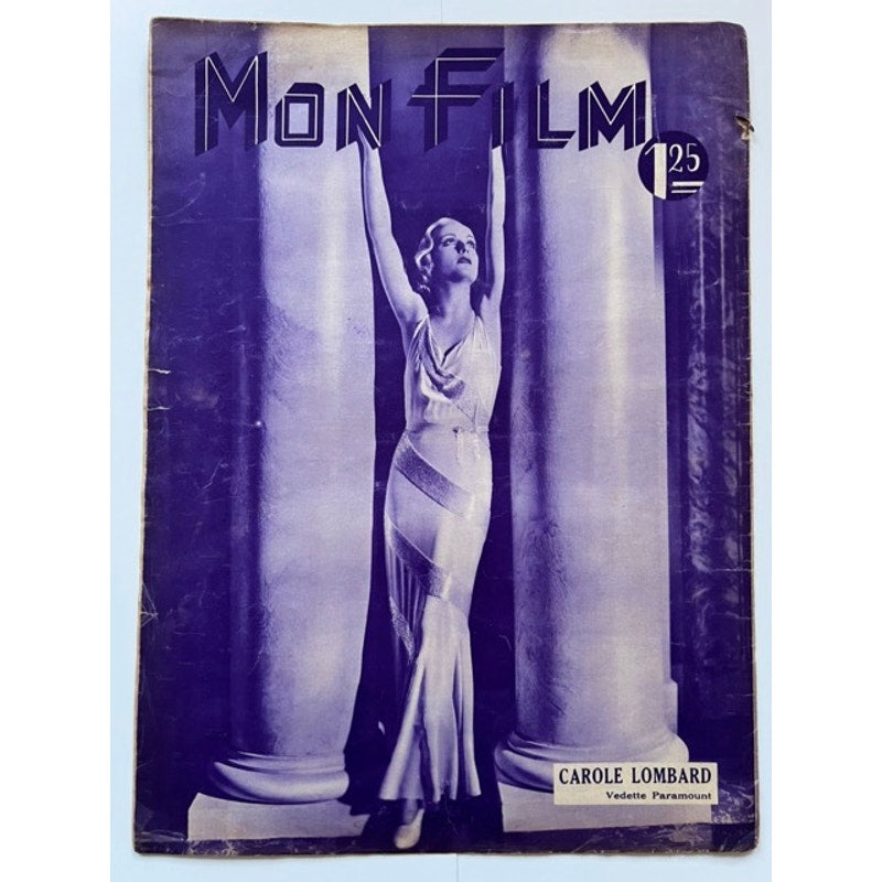 RARE 1933 French Carole Lombard Magazine Ben Hur, Supernatural, My Man Godfrey