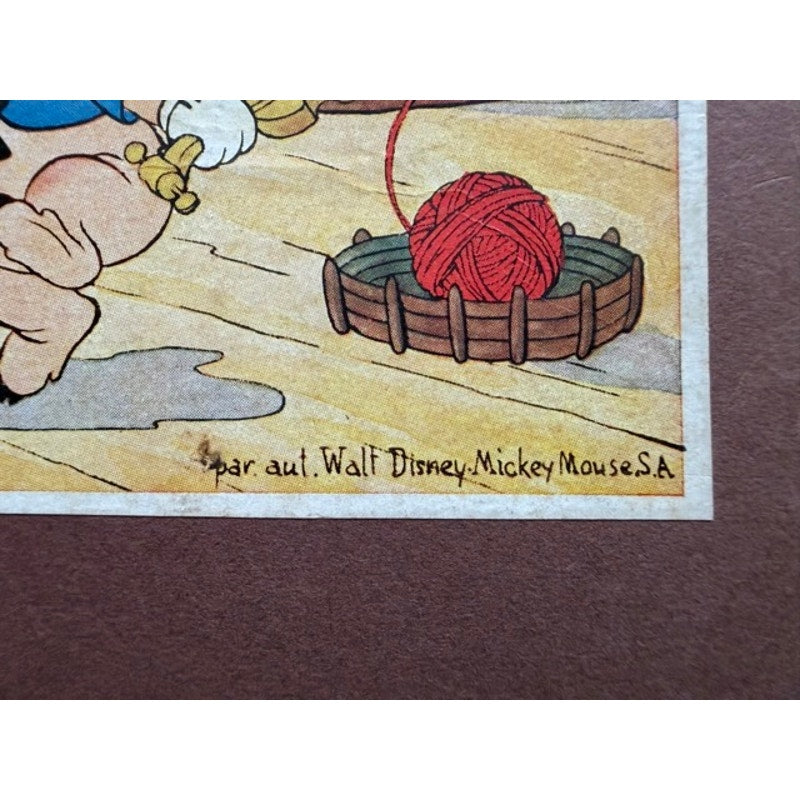 Complete 1930s De Beukelaer Disney Card Album Three Little Pigs & The Big Bad Wolf, Little Red Riding Hood, 100 Cards, Silly Symphony