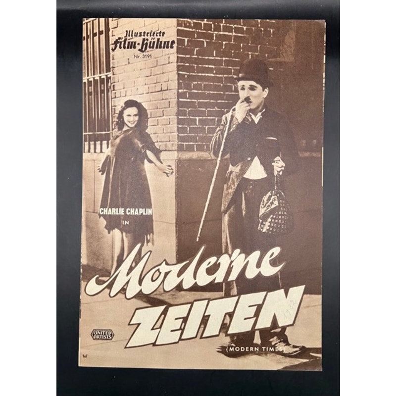 RARE German 1932 Charlie Chaplin Press Book Program Modern Times Charles Chaplin, Paulette Goddard, City Lights, Tramp, Gold Rush, The Kid