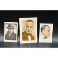 3 Rare 1930s Conrad Veidt Cards Count Kostia, Dr. Caligari, Rasputin, Casablanca, Man Who Laughs, Hollywood, Thief of Bagdad, Waxworks