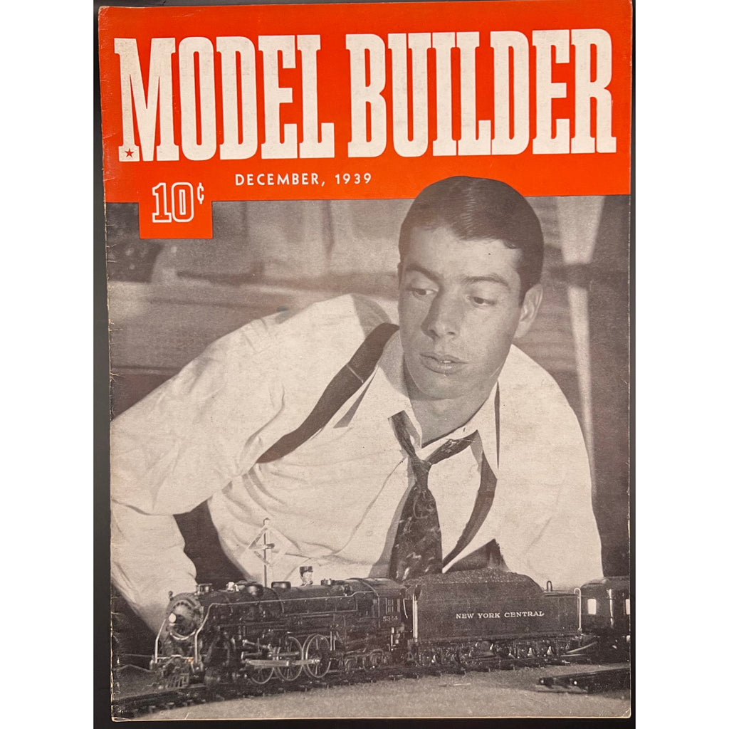 1939 Model Builder Joe DiMaggio Magazine Lionel Trains New York Yankees Railroad Joltin Joe Yankee Clipper Baseball