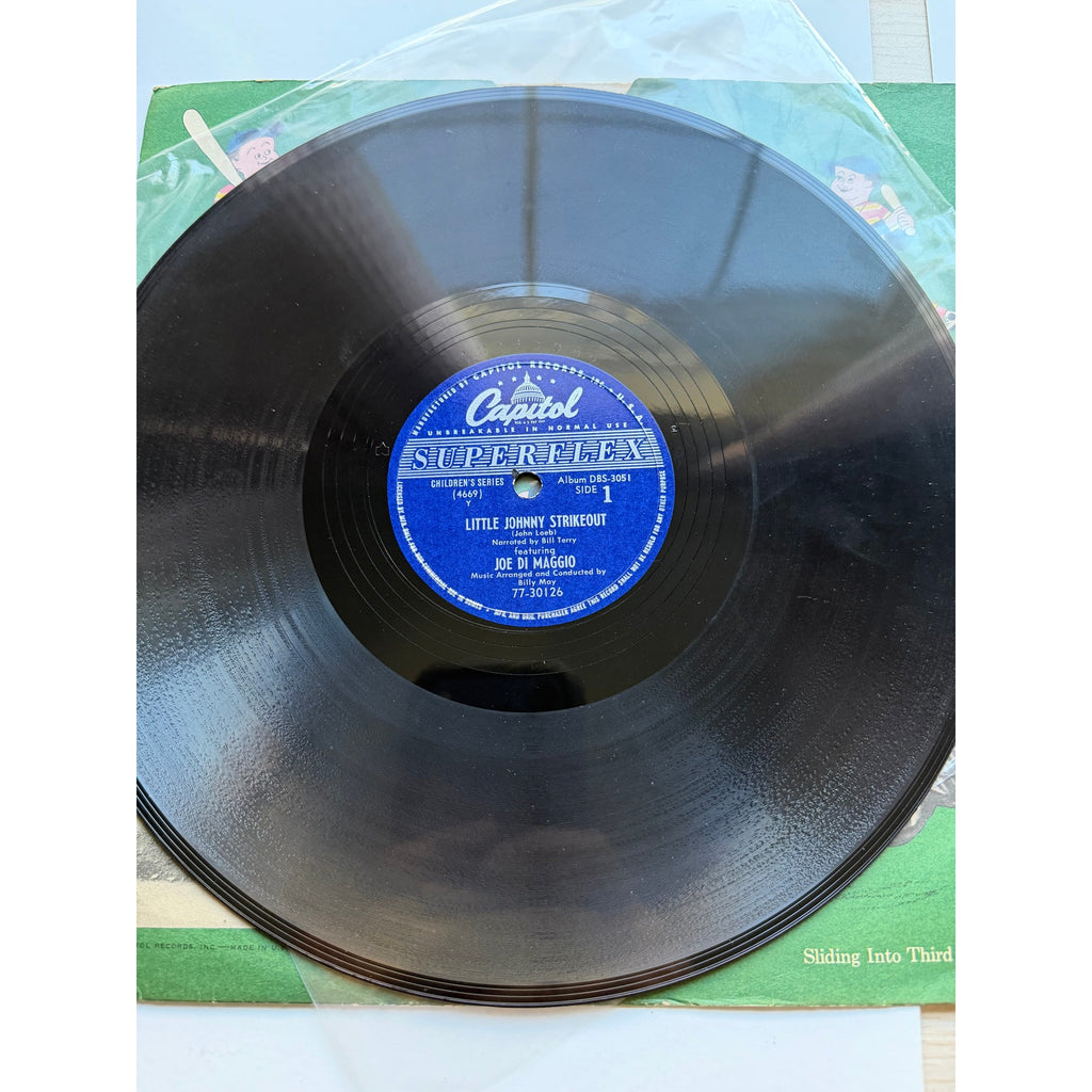 Scarce 1949 Joe DiMaggio Little Johnny Strikeout Record New York Yankees, Yanks, Yankee Clipper, Joltin Joe, HOF, MVP, Capitol Records 78