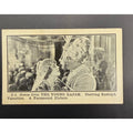 SUPER RARE Canadian 1924 Rudolph Valentino Telfer Biscuit Card The Young Rajah, The Sheik, Blood and Sand, Sainted Devil, Beyond the Rocks