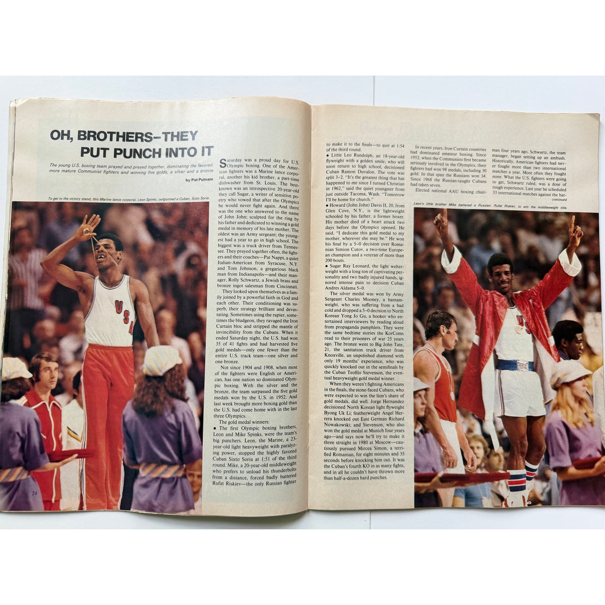 1976 Sports Illustrated Bruce Jenner Magazine Olympics Caitlyn Jenner Gold Medal