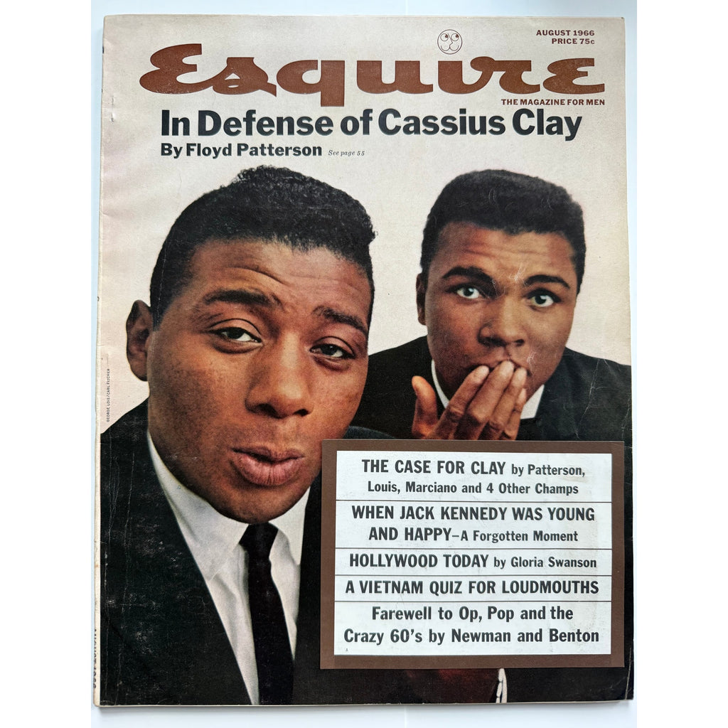 1966 Esquire Floyd Patterson Cassius Clay Magazine, The Greatest Muhammad Ali Boxing, Heavyweight Champ