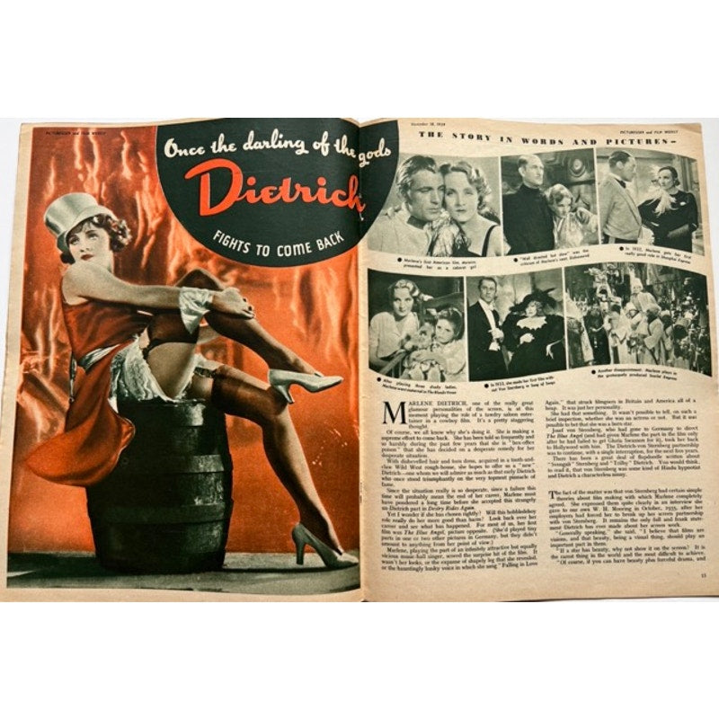 UK 1939 Spencer Tracy Magazine Picturegoer Stanley and Livingstone Hollywood, Adams Rib, Riff Raff, Old Man and the Sea, Mad Mad Mad World