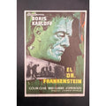 Spanish Frankenstein Movie Herald Handbill Boris Karloff, Mae Clarke, Pre Code Hollywood, Universal Monster, Mary Shelley